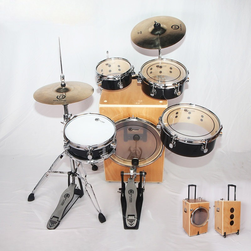 Cajon Musical Instrument - Montaj Gerektirmeyen Sokak Davulu Taşınabilir Seyahat