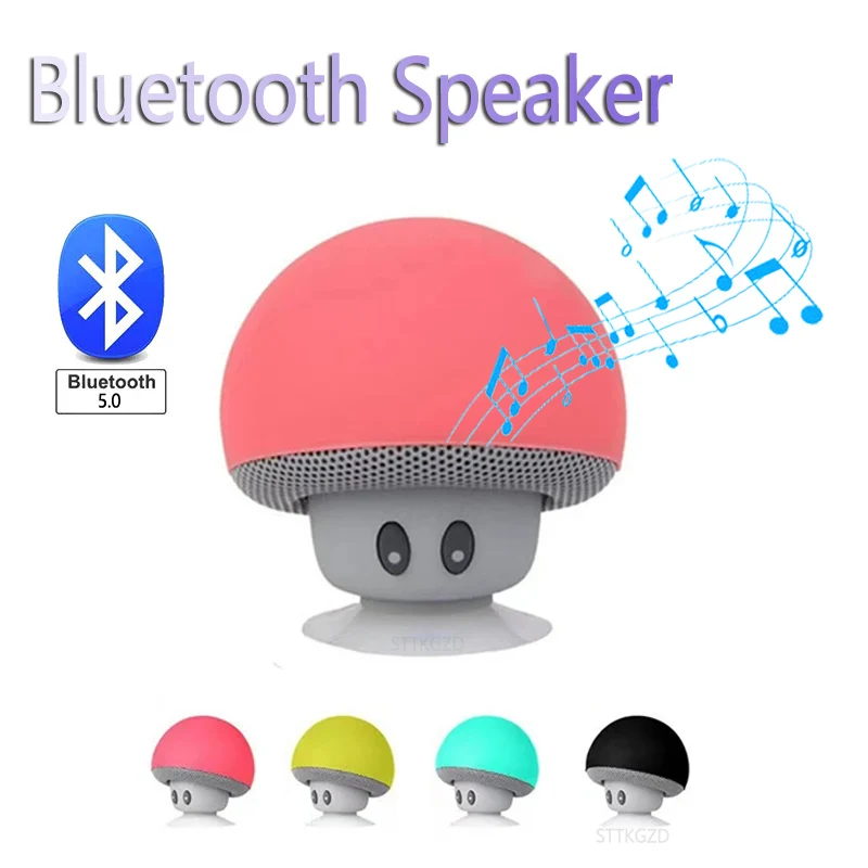 Cajon Musical Instrument - Mini Mantar Bluetooth Hoparlör Taşınabilir Kablosuz